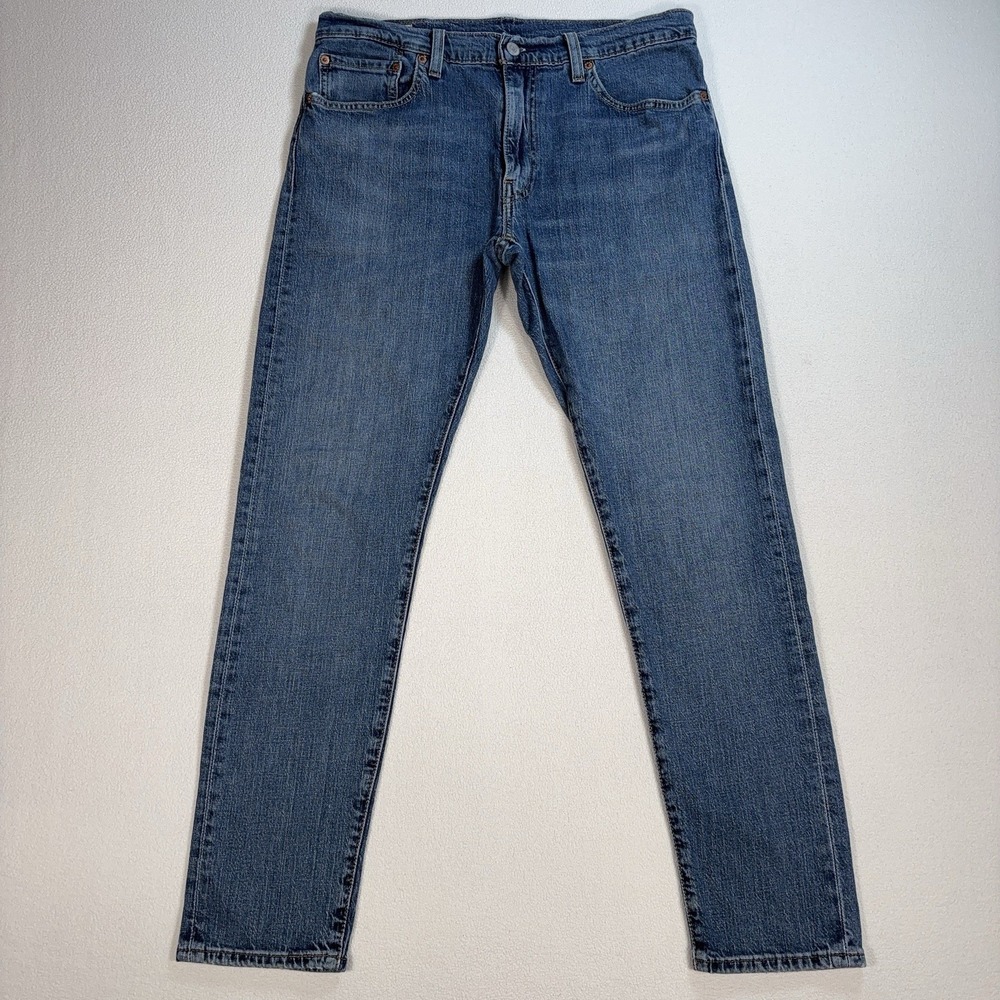 Levi's Premium 512‎ Jeans Men's 33x30* Blue Tapered Stretch Denim *FLAW*